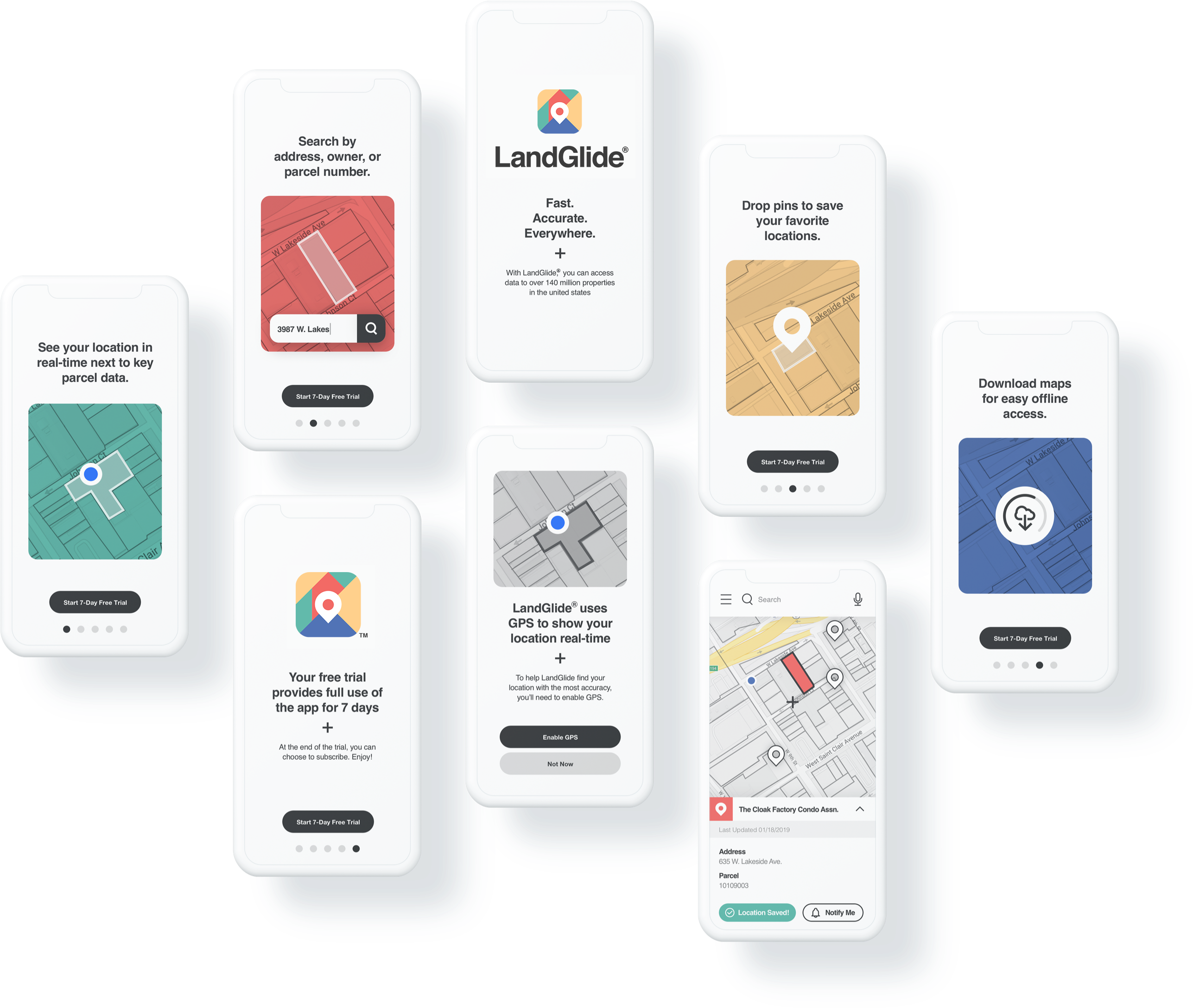 LandGlide App Design and Marketing Campaign Recess Creative